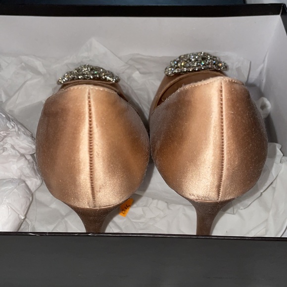 Badgley Mischka Goodie Open Toe Pump - Picture 3 of 4